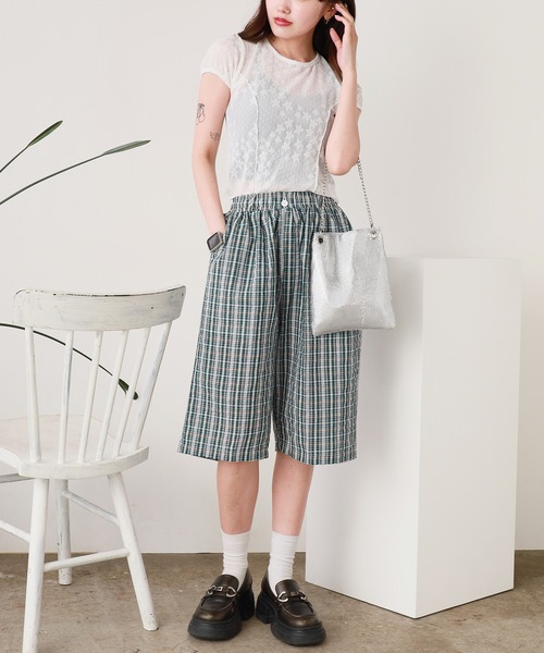 ROOPTOKYO（ループトウキョウ）の「フロントボタンデザイン チェックハーフパンツ（その他パンツ・メンズ・グリーン・M/L）」の17枚目の写真