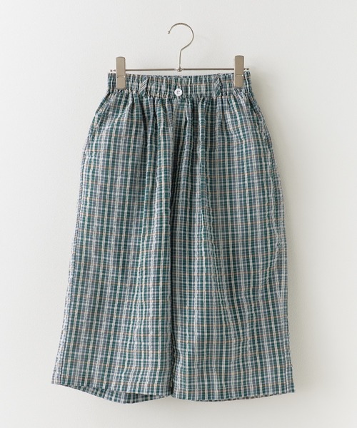 ROOPTOKYO（ループトウキョウ）の「フロントボタンデザイン チェックハーフパンツ（その他パンツ・メンズ・グリーン・M/L）」の8枚目の写真
