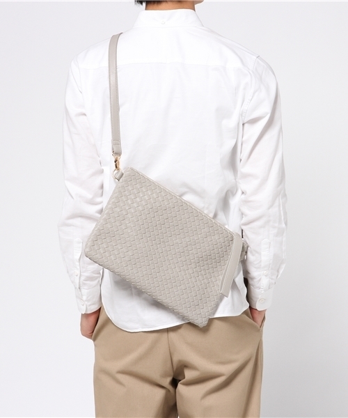 VENCEEXCHANGE（ヴァンスエクスチェンジ）の「メッシュクラッチ      （クラッチバッグ・メンズ・ブルー/ブラック/グレー・FREE）」の11枚目の写真