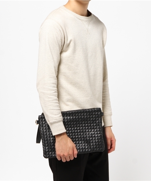 VENCEEXCHANGE（ヴァンスエクスチェンジ）の「メッシュクラッチ      （クラッチバッグ・メンズ・ブルー/ブラック/グレー・FREE）」の12枚目の写真