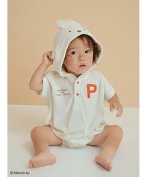 Miffy（ ミッフィー）の「【Dick Bruna】【BABY】miffy パイルロンパース（ロンパース・キッズ）」