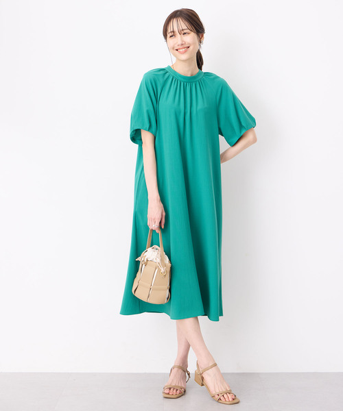 Petit Honfleur（プチオンフルール）の「サッカーワンピース（ワンピース・レディース・グリーン/ネイビー・11号/9号）」の3枚目の写真