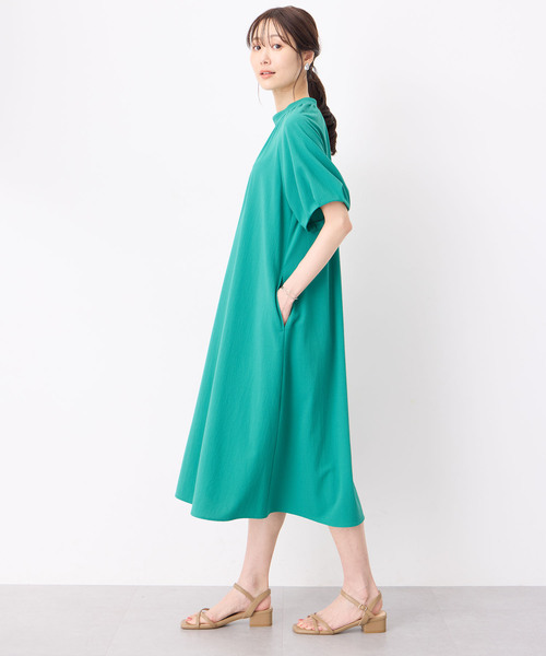 Petit Honfleur（プチオンフルール）の「サッカーワンピース（ワンピース・レディース・グリーン/ネイビー・11号/9号）」の4枚目の写真