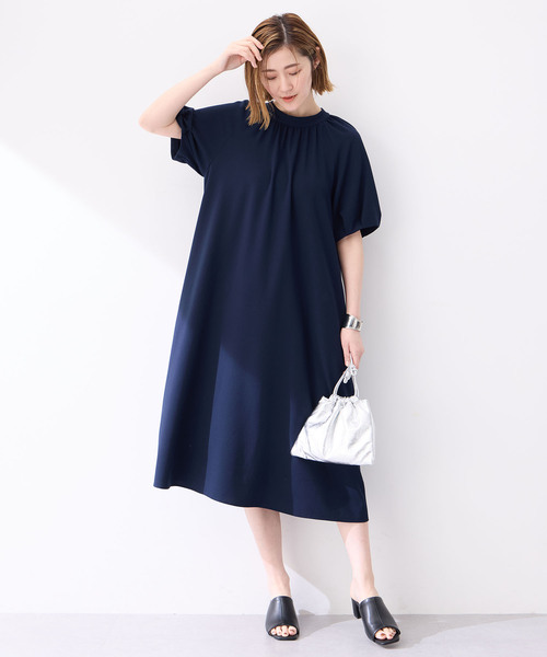 Petit Honfleur（プチオンフルール）の「サッカーワンピース（ワンピース・レディース・グリーン/ネイビー・11号/9号）」の12枚目の写真