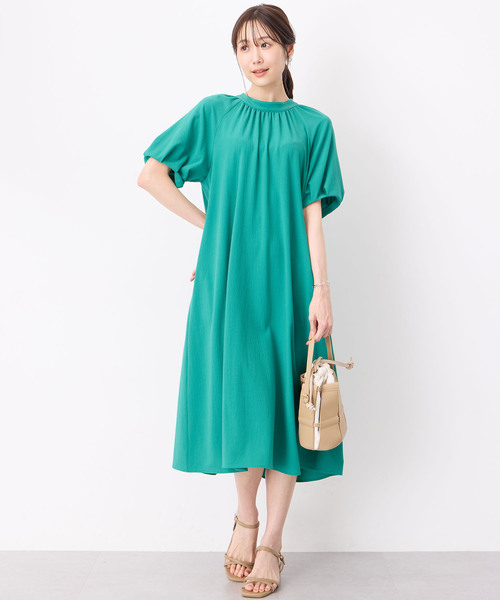 Petit Honfleur（プチオンフルール）の「サッカーワンピース（ワンピース・レディース・グリーン/ネイビー・11号/9号）」の13枚目の写真