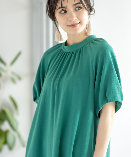 Petit Honfleur（プチオンフルール）の「サッカーワンピース（ワンピース・レディース・グリーン/ネイビー・11号/9号）」の16枚目の写真