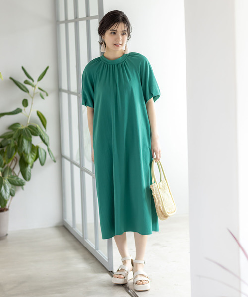 Petit Honfleur（プチオンフルール）の「サッカーワンピース（ワンピース・レディース・グリーン/ネイビー・11号/9号）」の18枚目の写真