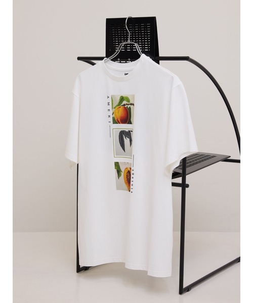 トップス AMERI sct-wt CROP FRAME PLUM TEE（Tシャツ/カットソー）｜Ameri（アメリ）の