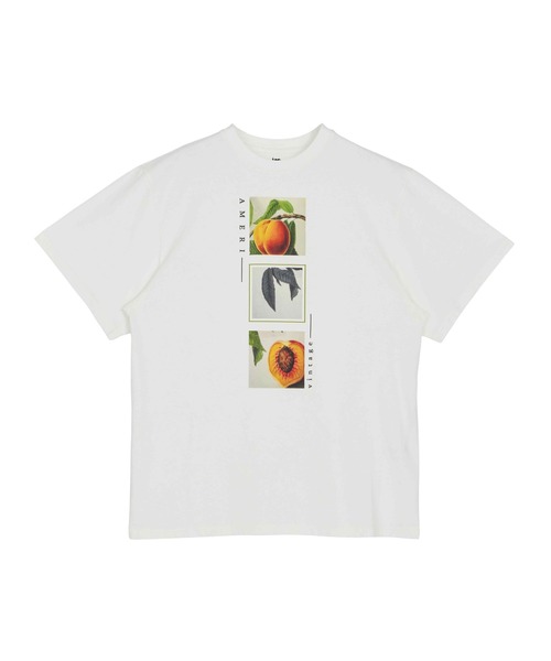 CROP FRAME PLUM TEE（Tシャツ/カットソー）｜Ameri（アメリ）の