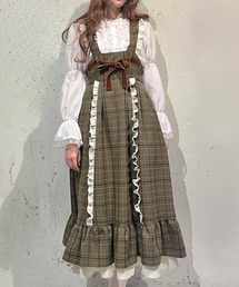 MILK｜ミルクのジャンパースカート（チェック柄）通販 - ZOZOTOWN