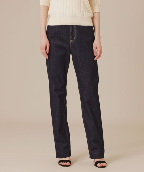 MACKINTOSH LONDON（マッキントッシュ ロンドン）の「【Precious12月号】ストレートデニムパンツ（デニムパンツ・レディース・ダークブラウン/チャコールグレー/ネイビー・40/36/38）」の3枚目の写真