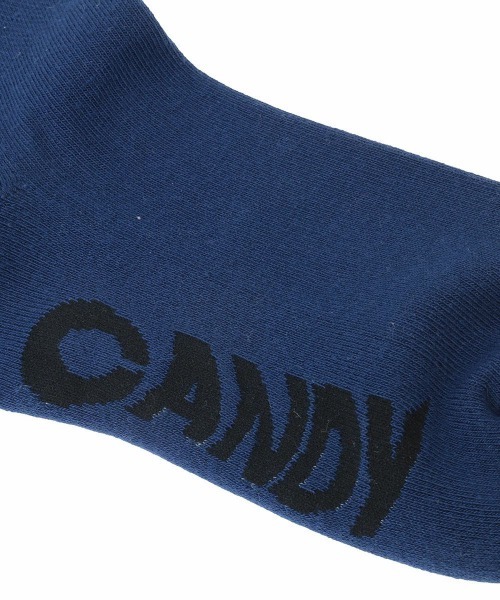 Candy Stripper（キャンディストリッパー）の「FIRE PATTERN RIB ソックス（ソックス/靴下・レディース・ブラック×ピンク/ブラック×ブルー/ライトブルー・FREE）」の8枚目の写真
