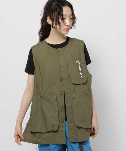 ニコアンド　ボーイズシルエットポケベスト niko and ｜ボーイズシルエットポケベスト | Rakuten Fashion