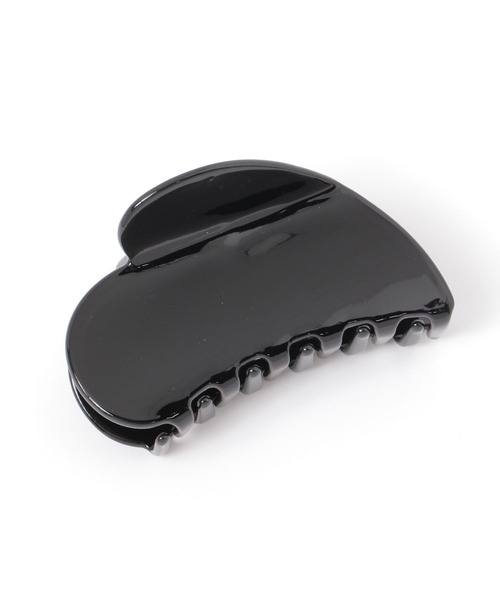 LOWRYS FARM（ローリーズファーム）の「ハートバンス　577331（バレッタ/ヘアクリップ・レディース・ブラック/ブラウン/シルバー・FREE）」の2枚目の写真