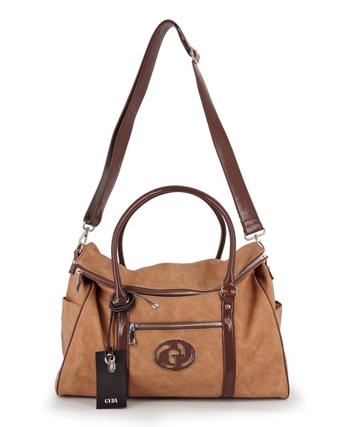 GYDA(ジェイダ)の「GYDA(ジェイダ)2WAYボストンバッグ トラベルボストン キャリーオンバッグ GY-B401(ボストンバッグ・レディース・グレー/キャメル/レオパード・FREE)」の14枚目の写真