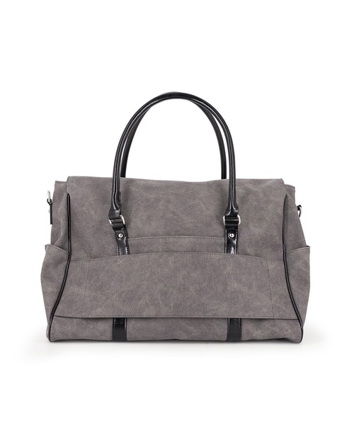 GYDA(ジェイダ)の「GYDA(ジェイダ)2WAYボストンバッグ トラベルボストン キャリーオンバッグ GY-B401(ボストンバッグ・レディース・グレー/キャメル/レオパード・FREE)」の6枚目の写真