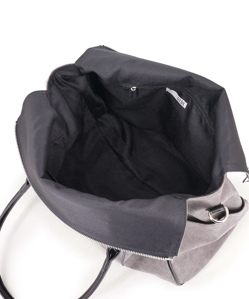 GYDA(ジェイダ)の「GYDA(ジェイダ)2WAYボストンバッグ トラベルボストン キャリーオンバッグ GY-B401(ボストンバッグ・レディース・グレー/キャメル/レオパード・FREE)」の7枚目の写真