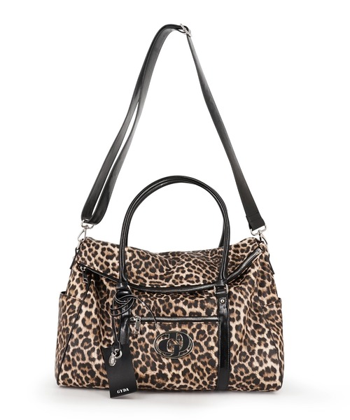 GYDA(ジェイダ)の「GYDA(ジェイダ)2WAYボストンバッグ トラベルボストン キャリーオンバッグ GY-B401(ボストンバッグ・レディース・グレー/キャメル/レオパード・FREE)」の20枚目の写真