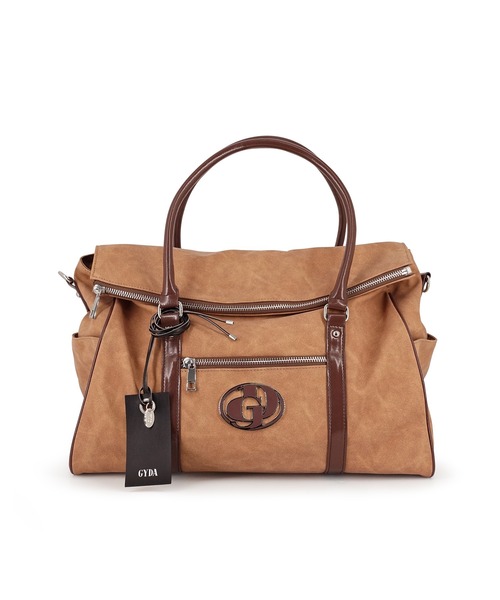 GYDA(ジェイダ)の「GYDA(ジェイダ)2WAYボストンバッグ トラベルボストン キャリーオンバッグ GY-B401(ボストンバッグ・レディース・グレー/キャメル/レオパード・FREE)」の10枚目の写真