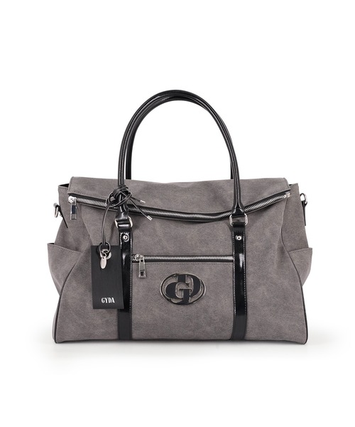 GYDA(ジェイダ)の「GYDA(ジェイダ)2WAYボストンバッグ トラベルボストン キャリーオンバッグ GY-B401(ボストンバッグ・レディース・グレー/キャメル/レオパード・FREE)」の4枚目の写真