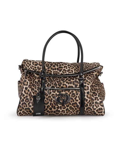 GYDA(ジェイダ)の「GYDA(ジェイダ)2WAYボストンバッグ トラベルボストン キャリーオンバッグ GY-B401(ボストンバッグ・レディース・グレー/キャメル/レオパード・FREE)」の16枚目の写真