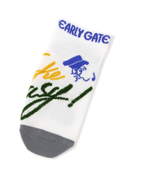 PEARLY GATES（パーリーゲイツ）の「【PEARLY GATES】Take it Easy & BALLくんアンクルソックス (MENS)（ソックス/靴下・メンズ・ネイビー/ホワイト・FREE）」の3枚目の写真