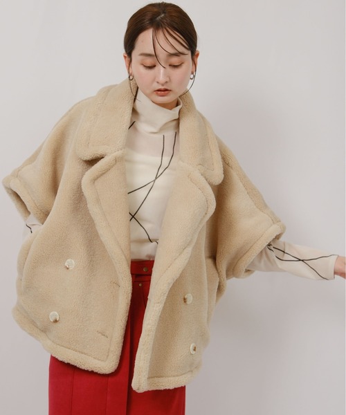 palm RICHE(ポームリシュ)の「タトゥーライクフロッキープリントハイネックトップス(Tシャツ/カットソー・レディース・ブラック/オフホワイト/ライトイエロー・M)」の12枚目の写真