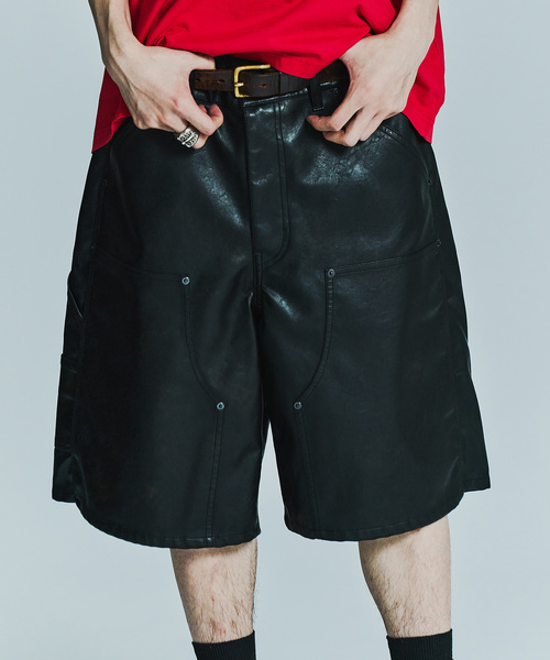 JOINT WORKS（ジョイントワークス）の「J FAKELEATHER  WKNEE SPT（その他パンツ・メンズ・ブラウン/ブラック・LARGE/MEDIUM）」の2枚目の写真