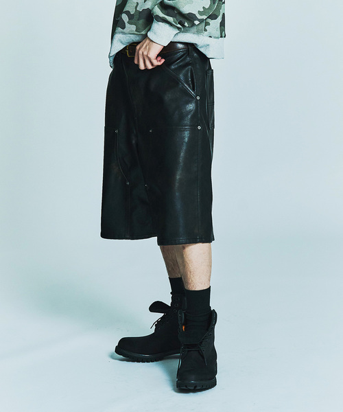 JOINT WORKS（ジョイントワークス）の「J FAKELEATHER  WKNEE SPT（その他パンツ・メンズ・ブラウン/ブラック・LARGE/MEDIUM）」の10枚目の写真