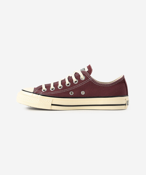CONVERSE バーガンディ スニーカー　日本未輸入品　エンジ CONVERSE | ALL STAR AGED AC OX ダークチェリー WOMEN（スニーカー