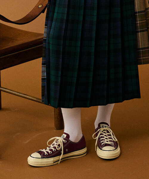 CONVERSE | ALL STAR AGED AC OX ダークチェリー WOMEN（スニーカー