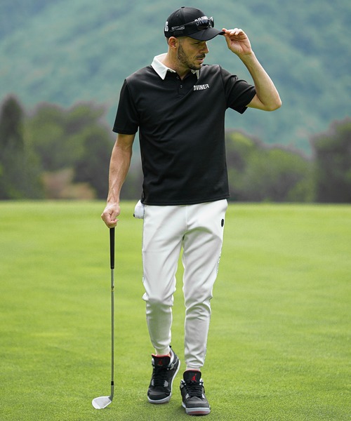 DIVINER GOLF】サイドロゴラインジョガーパンツ メンズ ゴルフウェア