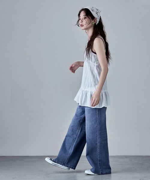 etoll.(エトル)の「ポケットデザインルーズダッドデニム(デニムパンツ・レディース・ブルー/グレー・S/M)」の8枚目の写真