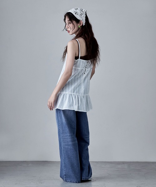 etoll.(エトル)の「ポケットデザインルーズダッドデニム(デニムパンツ・レディース・ブルー/グレー・S/M)」の7枚目の写真