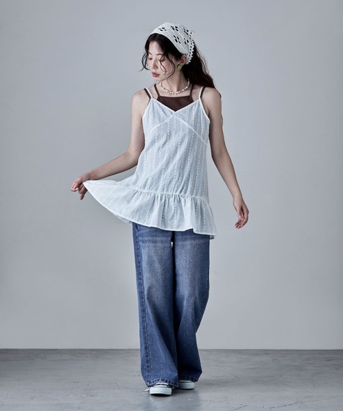 etoll.(エトル)の「ポケットデザインルーズダッドデニム(デニムパンツ・レディース・ブルー/グレー・S/M)」の6枚目の写真