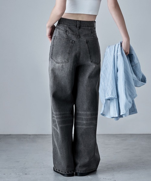 etoll.(エトル)の「ポケットデザインルーズダッドデニム(デニムパンツ・レディース・ブルー/グレー・S/M)」の17枚目の写真