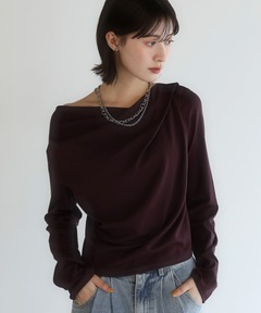 セール】ハイゲージニットTEE（Tシャツ/カットソー）｜anuans（ア