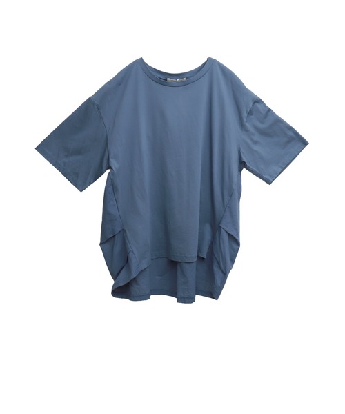 libelle more（リベル モア）の「〈接触冷感〉バイオシルケット切替プルオーバー（Tシャツ/カットソー・レディース・グリーン/ブラック/オフホワイト/ブルー・L/M）」の19枚目の写真