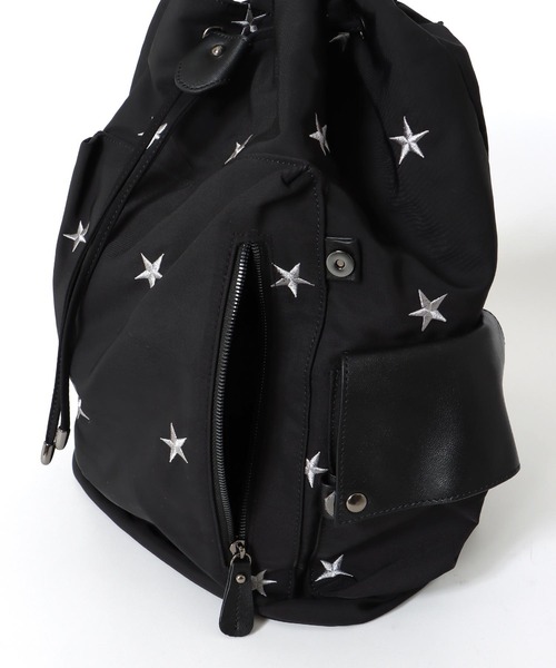 Three Four Time(スリーフォータイム)の「ラム×ナイロン星刺繍BIGリュック(バックパック/リュック・レディース・ブラック・FREE)」の21枚目の写真