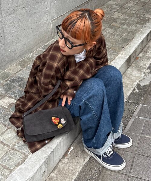 CIAOPANIC TYPY（チャオパニックティピー）の「【WEB限定】【４サイズ展開】ルーズシルエットレギュラーカラーアソートシャツ（シャツ/ブラウス・レディース・ブルー/ベージュ/サックスブルー/ブラック/モカ・X-LARGE/LARGE/MEDIUM/SMALL）」の20枚目の写真