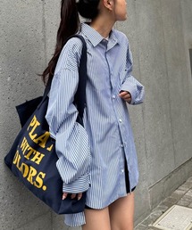 CIAOPANIC TYPY | 【WEB限定】【４サイズ展開】ルーズシルエットレギュラーカラーアソートシャツ(シャツ/ブラウス)