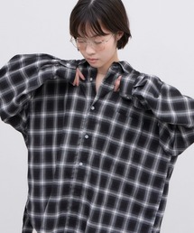 【WEB限定】【４サイズ展開】ルーズシルエットレギュラーカラーアソートシャツ