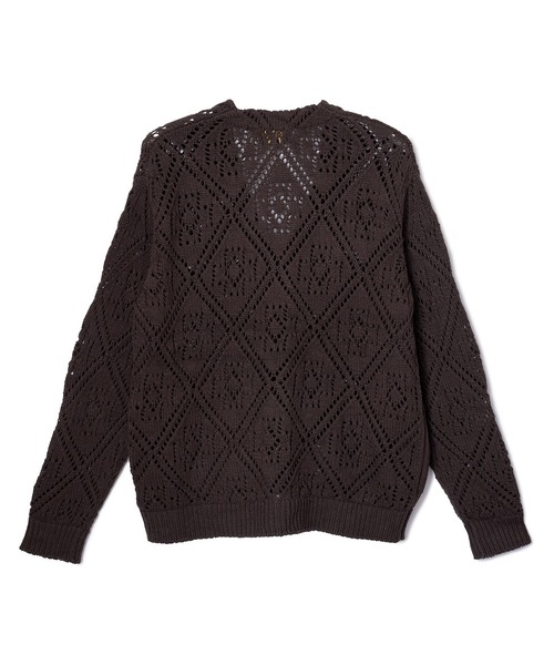 PENDLETON(ペンドルトン)の「PENDLETON/ペンドルトン レースステッチ 3ゲージ Vネックカーディガン(カーディガン/ボレロ・メンズ・チャコールグレー/ブラウン・MEDIUM/LARGE)」の11枚目の写真