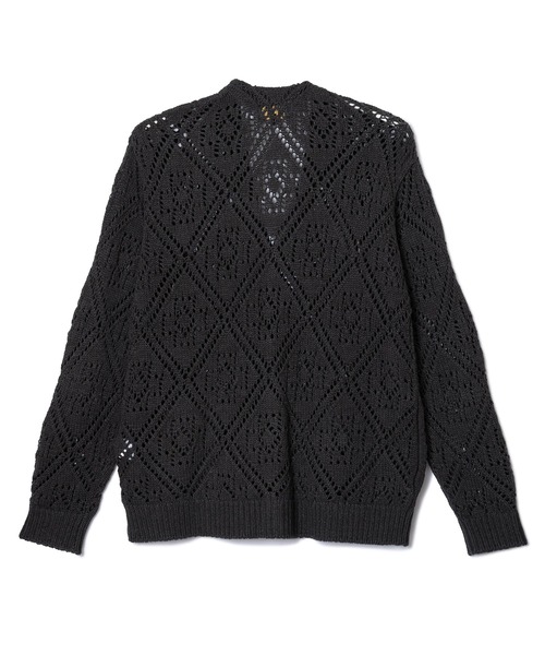 PENDLETON(ペンドルトン)の「PENDLETON/ペンドルトン レースステッチ 3ゲージ Vネックカーディガン(カーディガン/ボレロ・メンズ・チャコールグレー/ブラウン・MEDIUM/LARGE)」の6枚目の写真