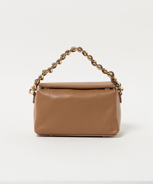 green label relaxing(グリーンレーベルリラクシング)の「<PRATO MADE IN ITALY>キューブ チェーンバッグ(ハンドバッグ・レディース・ブラック/ブラウン系・FREE)」の9枚目の写真