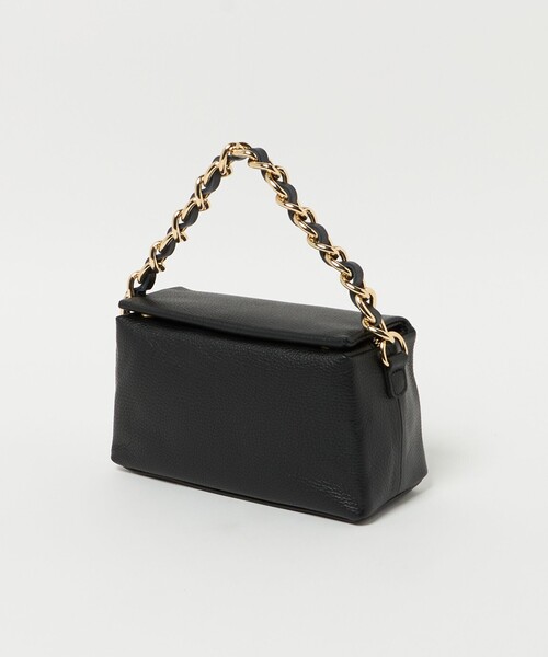 green label relaxing(グリーンレーベルリラクシング)の「<PRATO MADE IN ITALY>キューブ チェーンバッグ(ハンドバッグ・レディース・ブラック/ブラウン系・FREE)」の17枚目の写真