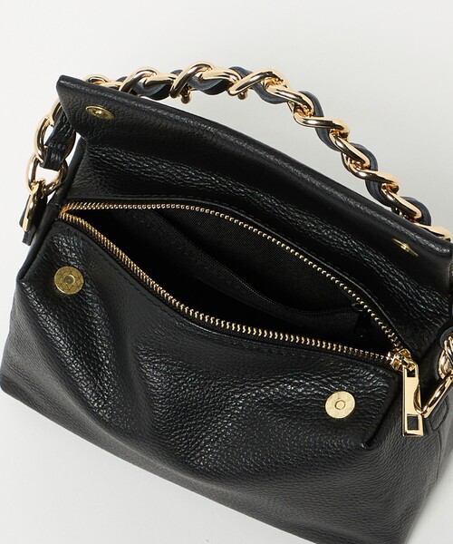 green label relaxing(グリーンレーベルリラクシング)の「<PRATO MADE IN ITALY>キューブ チェーンバッグ(ハンドバッグ・レディース・ブラック/ブラウン系・FREE)」の12枚目の写真