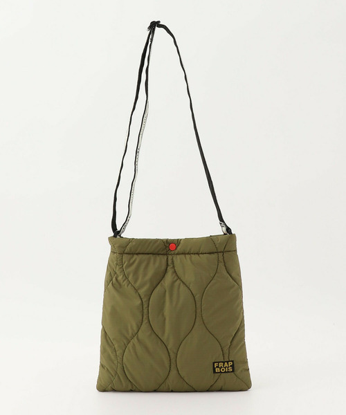 FRAPBOIS（フラボア）の「キルティングBAG（ショルダーバッグ・レディース・カーキ/ブラック・FREE）」の3枚目の写真