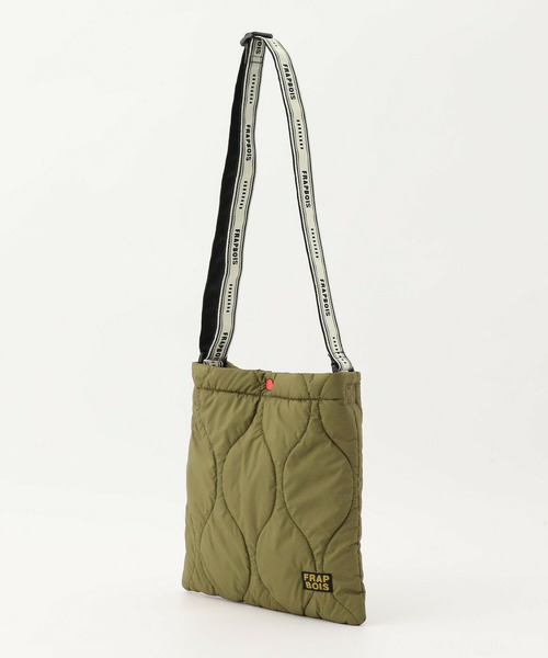 FRAPBOIS（フラボア）の「キルティングBAG（ショルダーバッグ・レディース・カーキ/ブラック・FREE）」の4枚目の写真