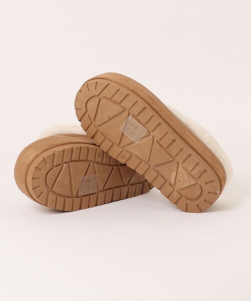 Shoes in Closet(シューズインクローゼット)の「厚底 ボリューム ラインソール ファー スリッポン ムートンブーツ 6494(スリッポン・レディース・ブラウン系その他/ベージュ/ブラック/キャメル・LL/L/M/S)」の6枚目の写真